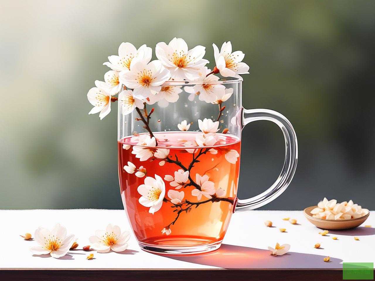 2025年白梅花玫瑰花泡茶