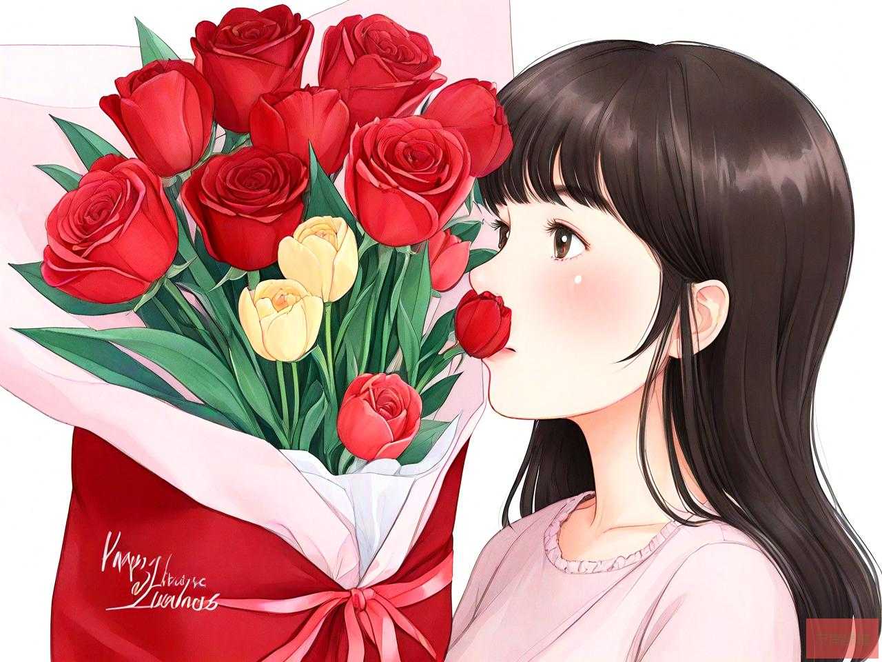 情人节给老婆送什么花