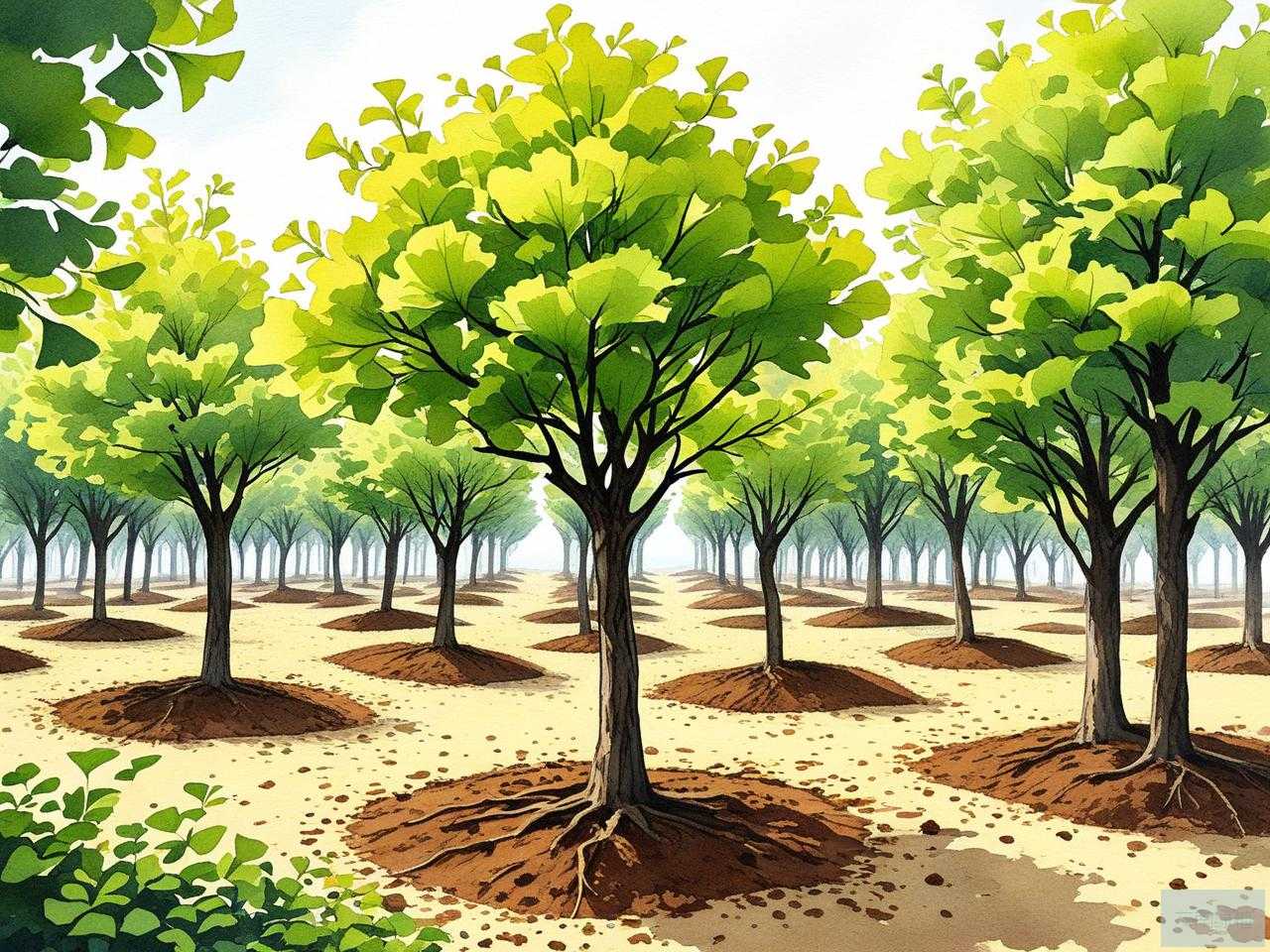 2025年银杏树苗种植方法