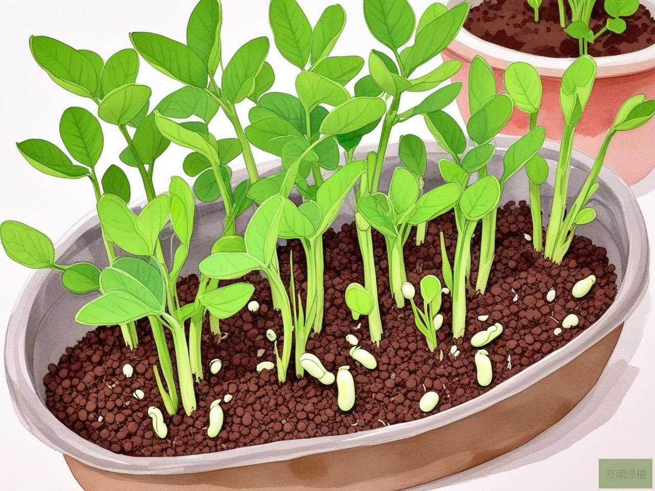 2025年菜豆种子萌发过程