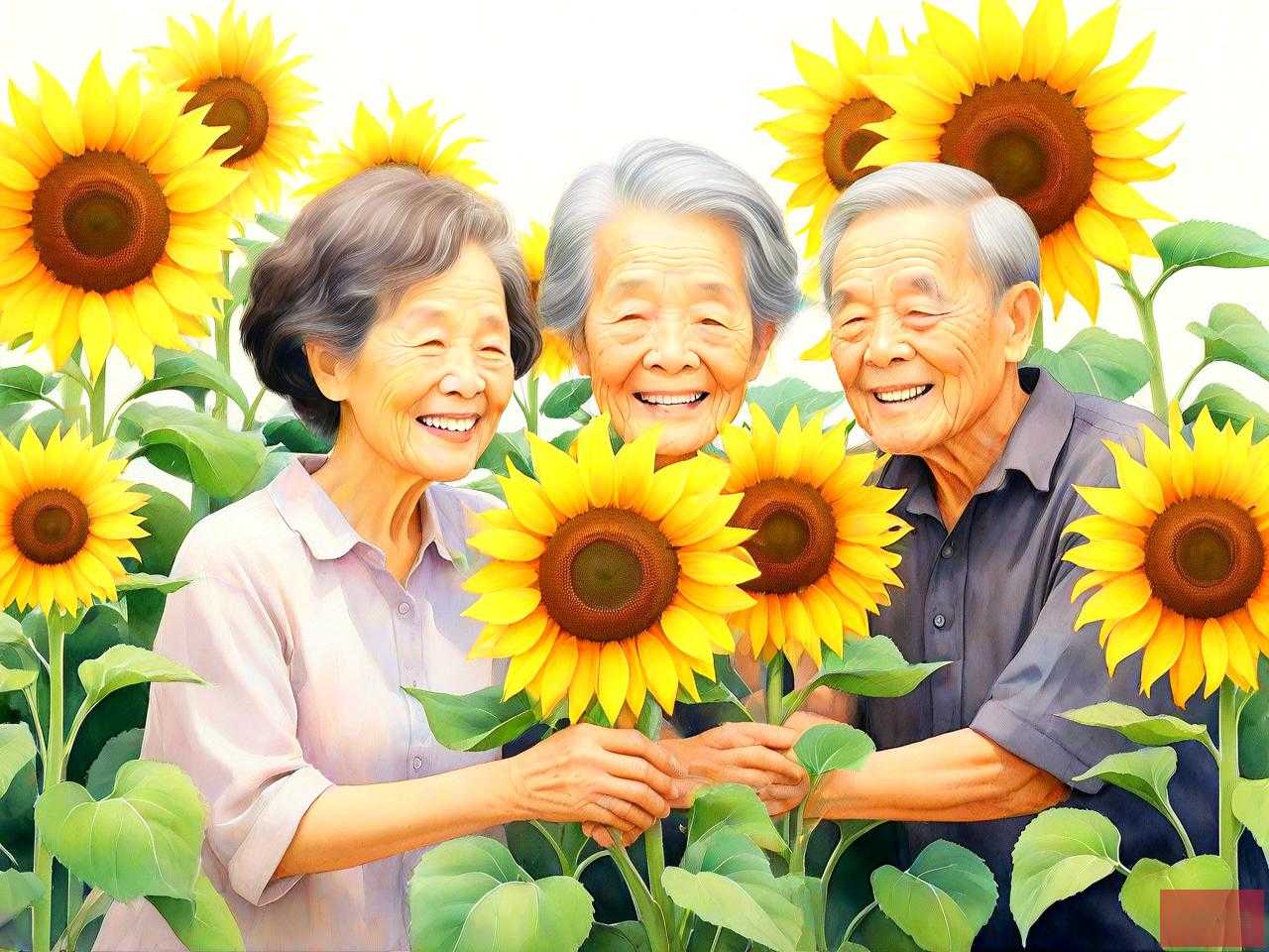 向日葵适合送给长辈吗