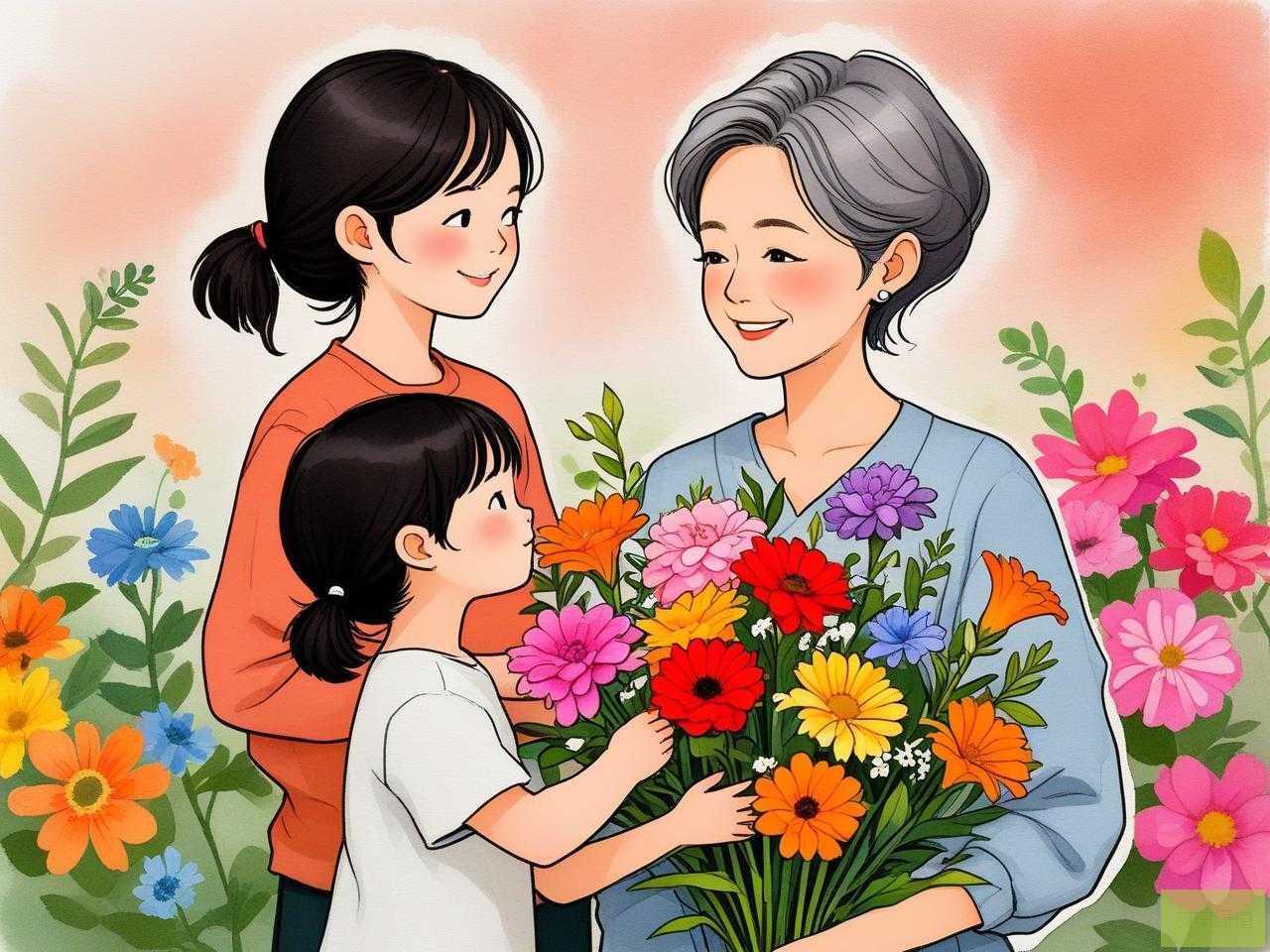 2025年孩子送妈妈什么花