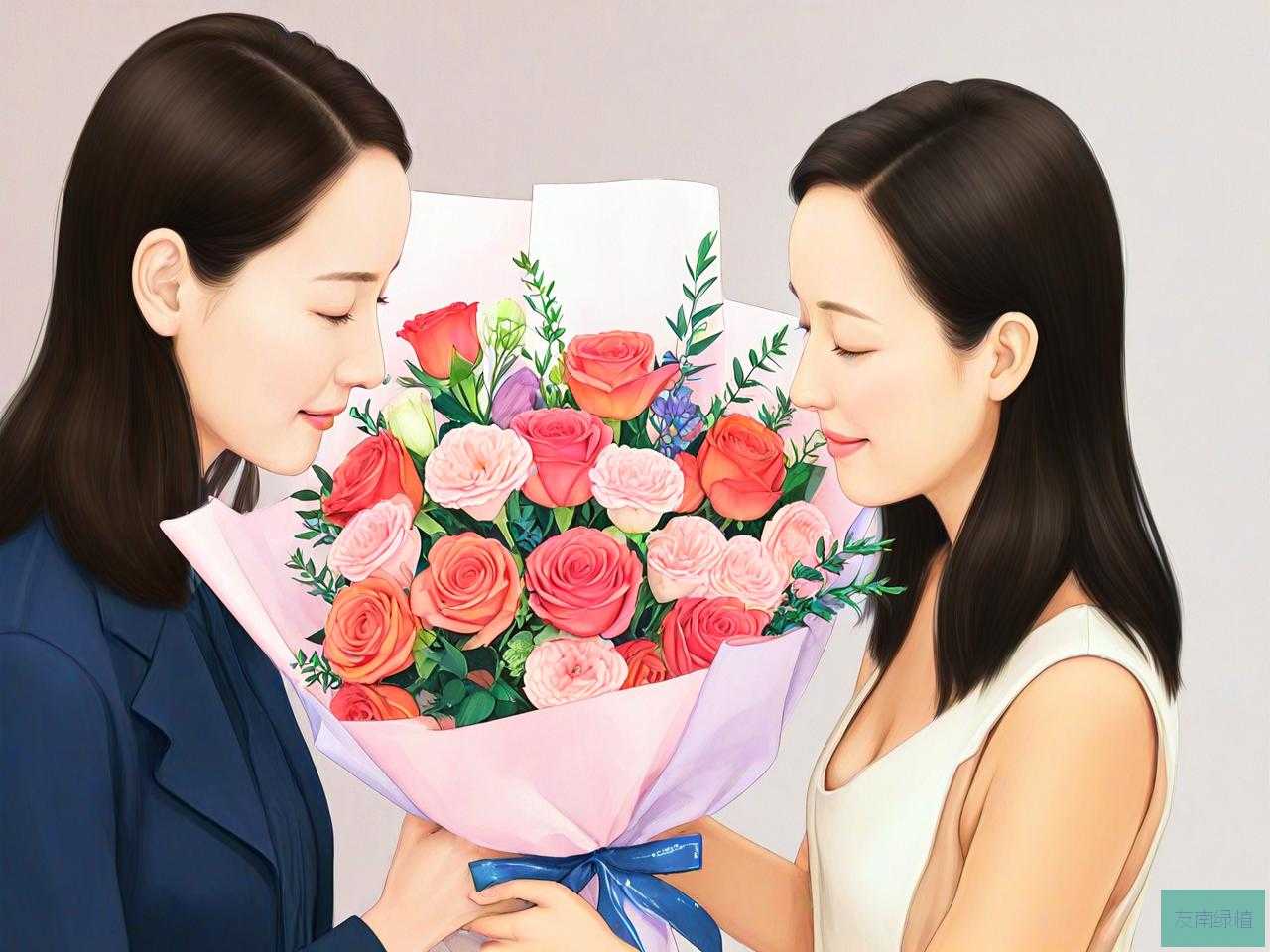 女性同事生日送什么花