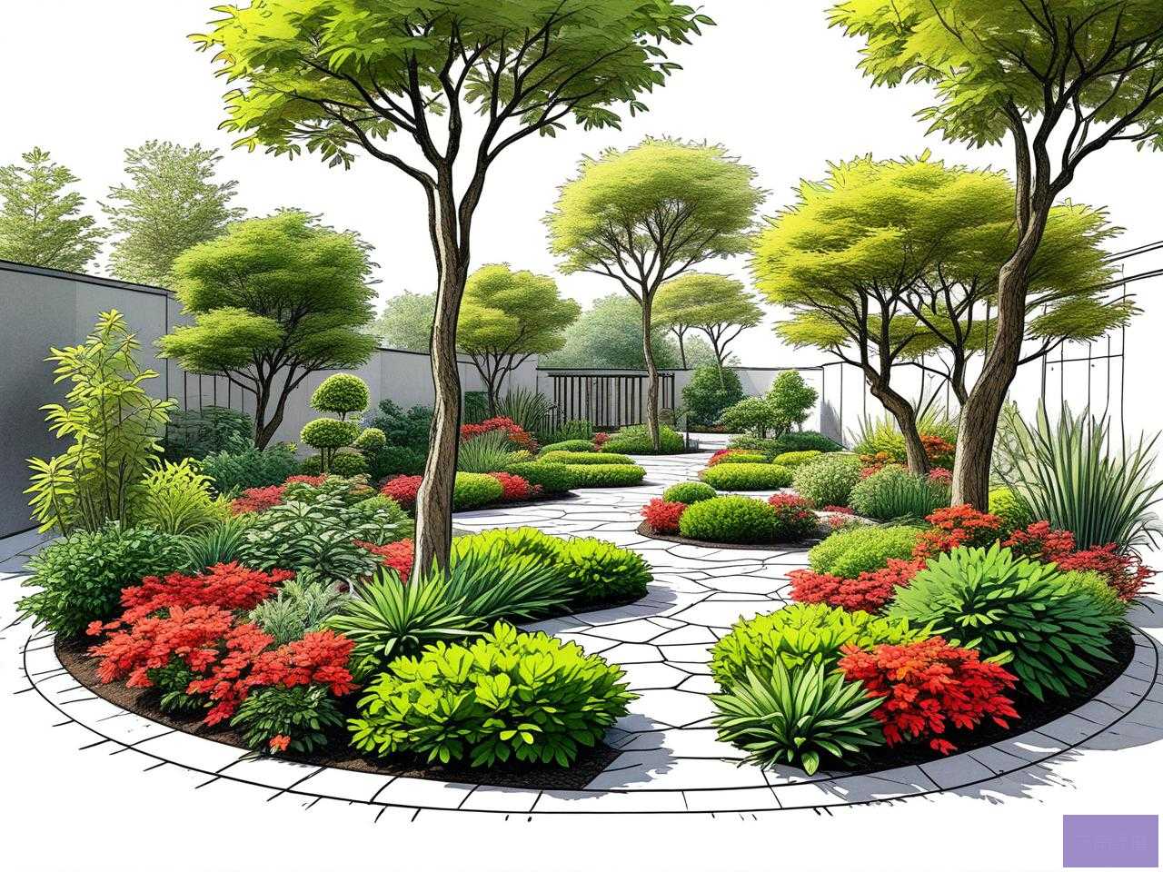 2025年园林植物种植设计