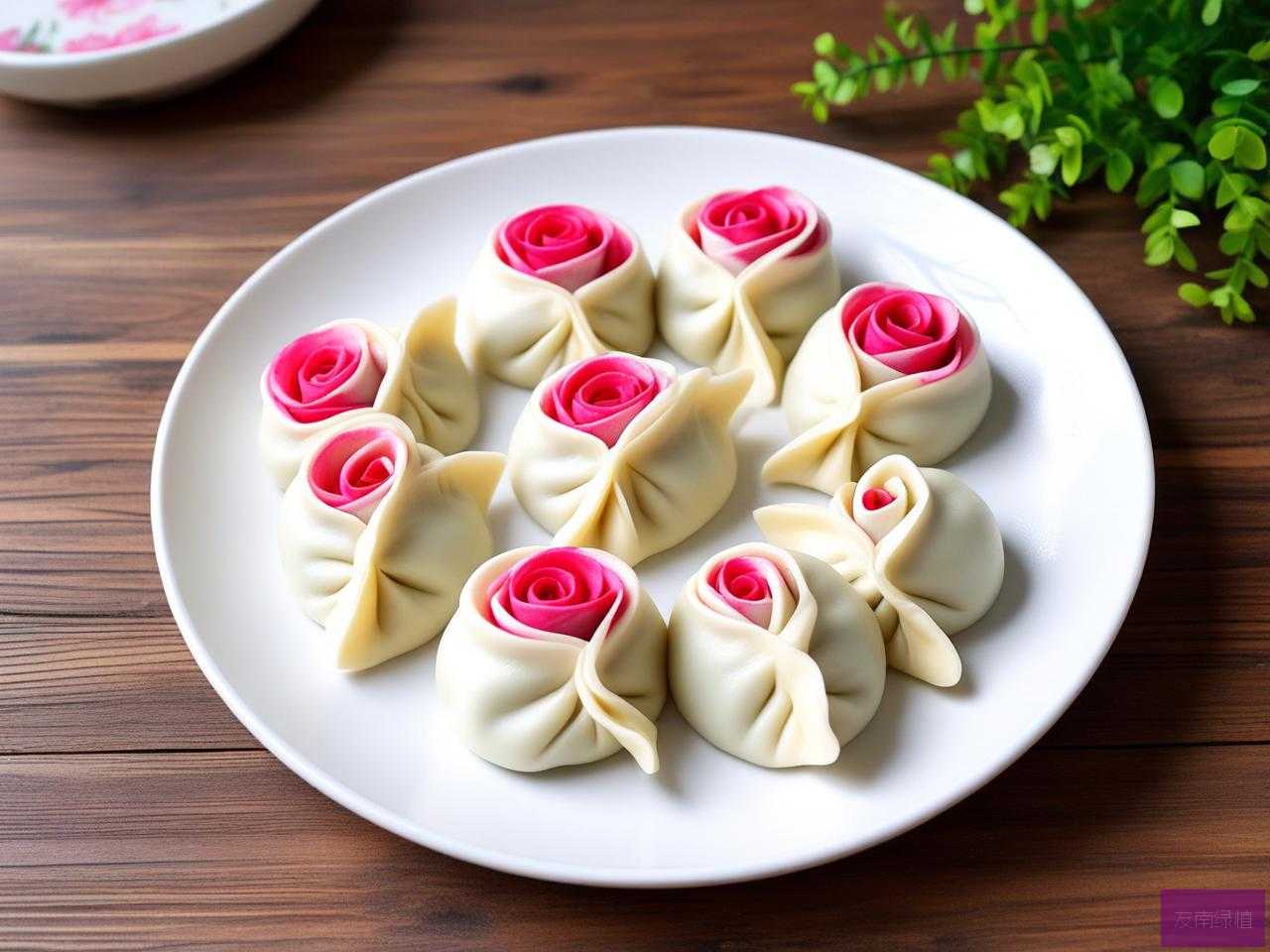 2025年玫瑰花饺子的包法