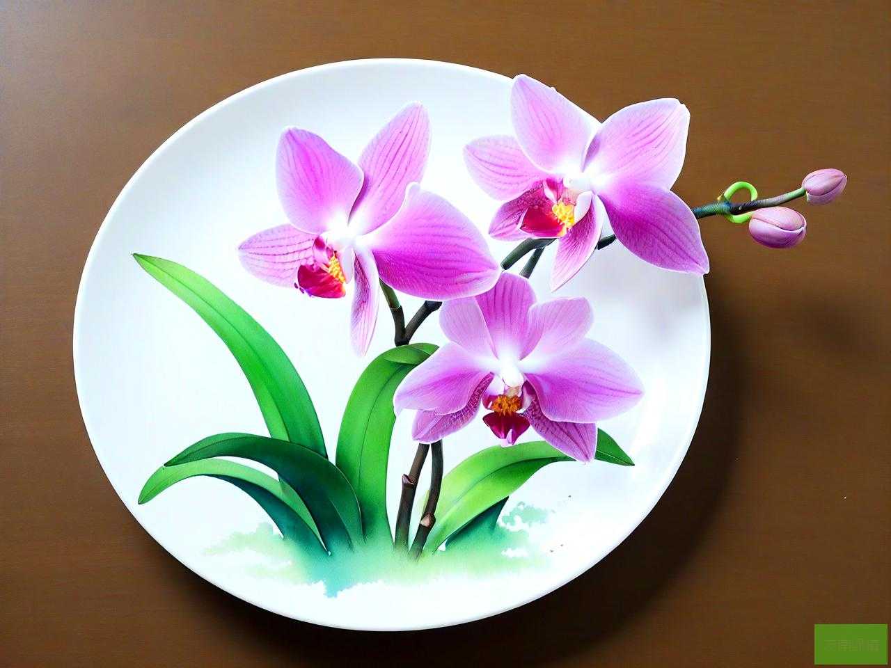 摆盘的兰花是什么品种