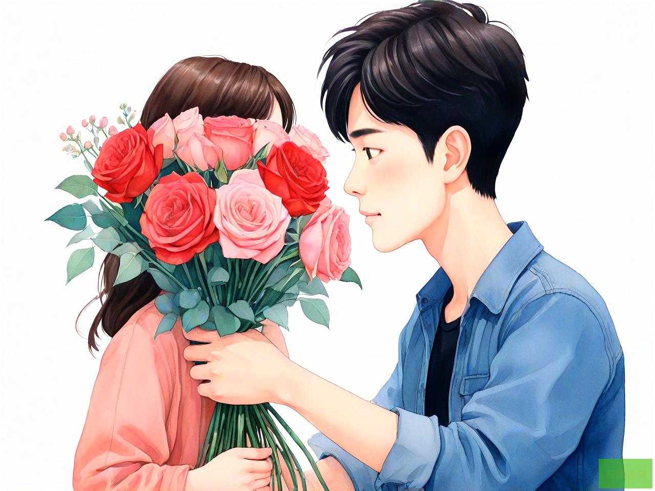 男生送女性朋友什么花