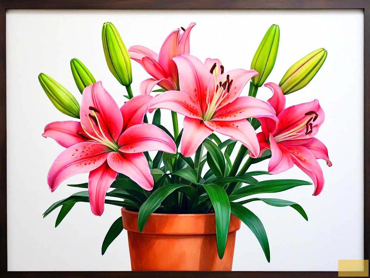 百合花盆栽冬天怎么养