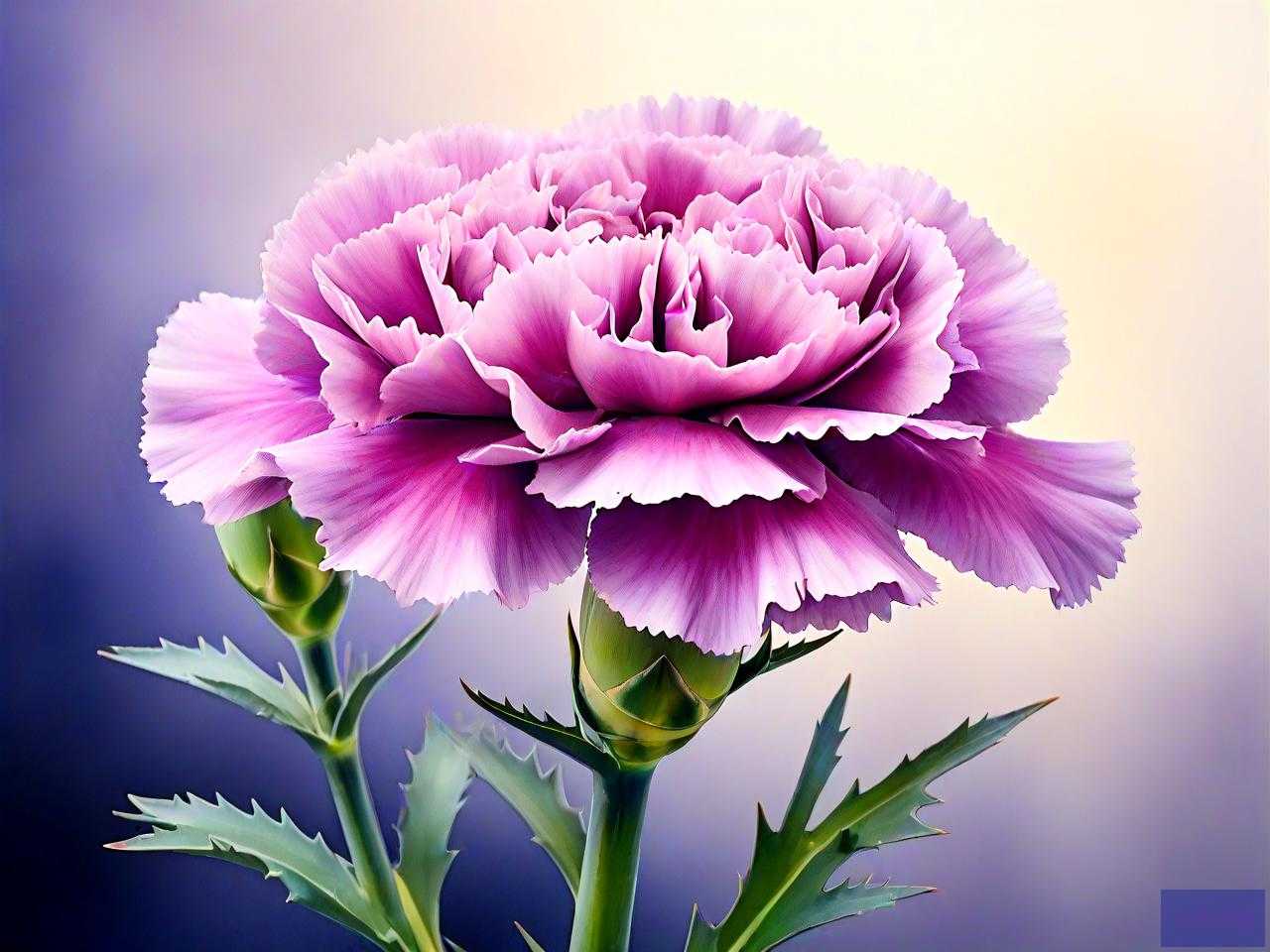 紫边康乃馨花语是什么