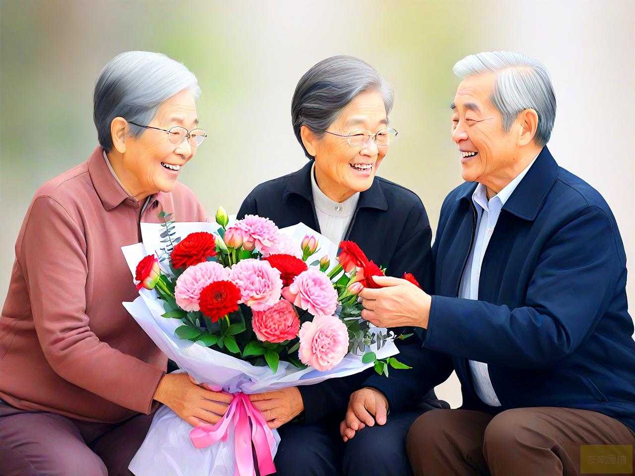 给长辈过生日送什么花