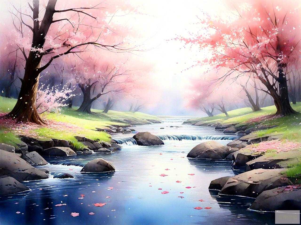 花落飘零水自流的意思