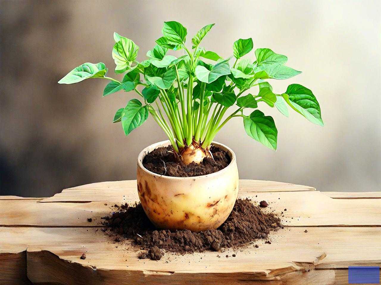 土豆发芽了怎么种盆栽