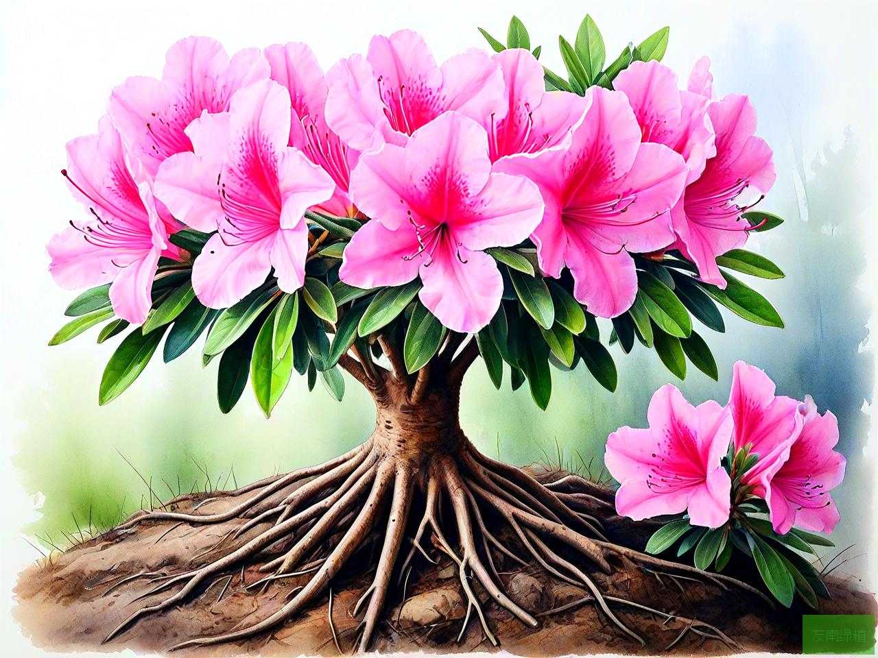 杜鹃花的根是什么样的