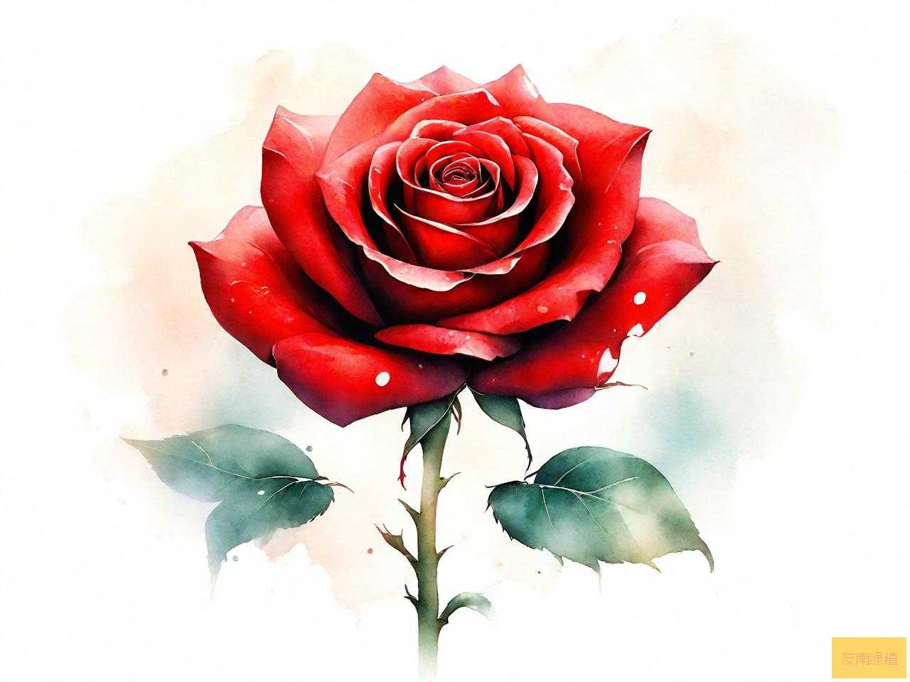 一支红玫瑰花代表什么