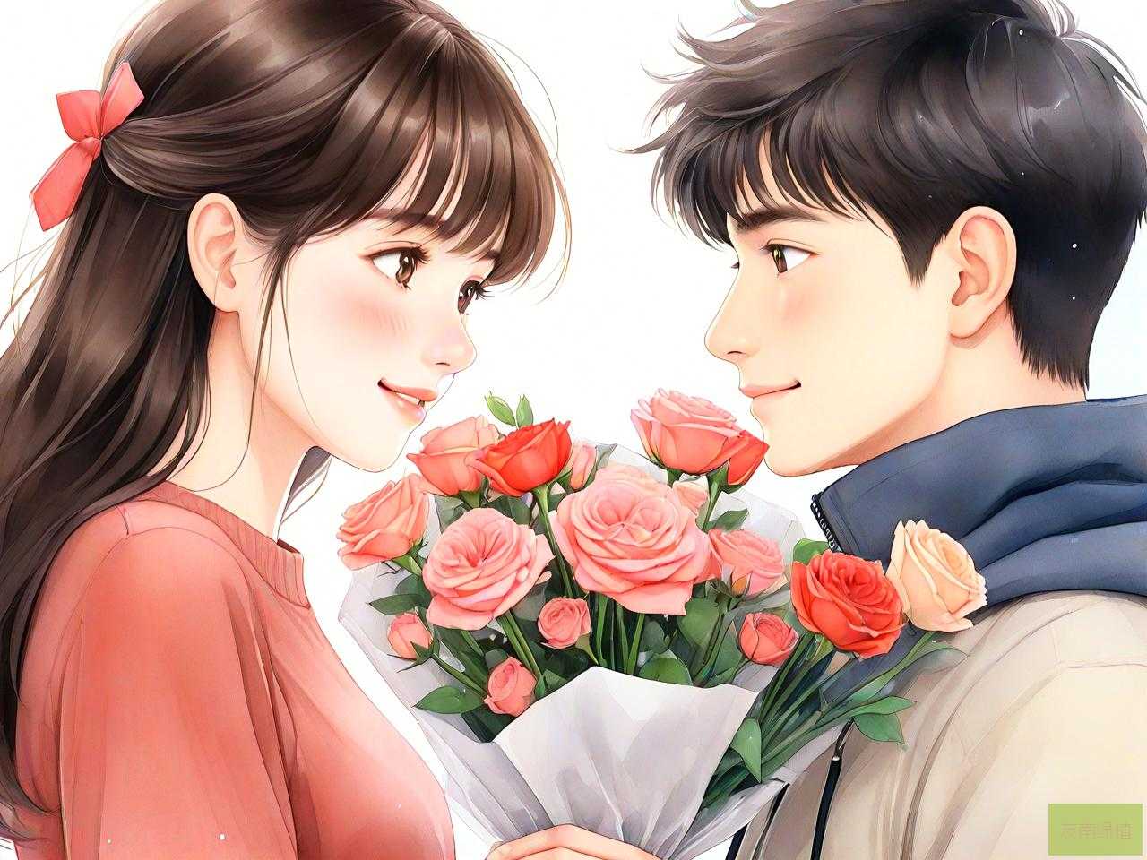情侣见面适合送什么花