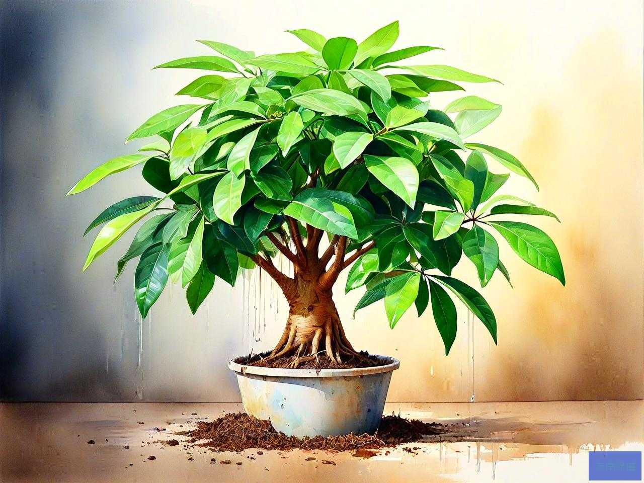 发财树浇水需要浇透吗