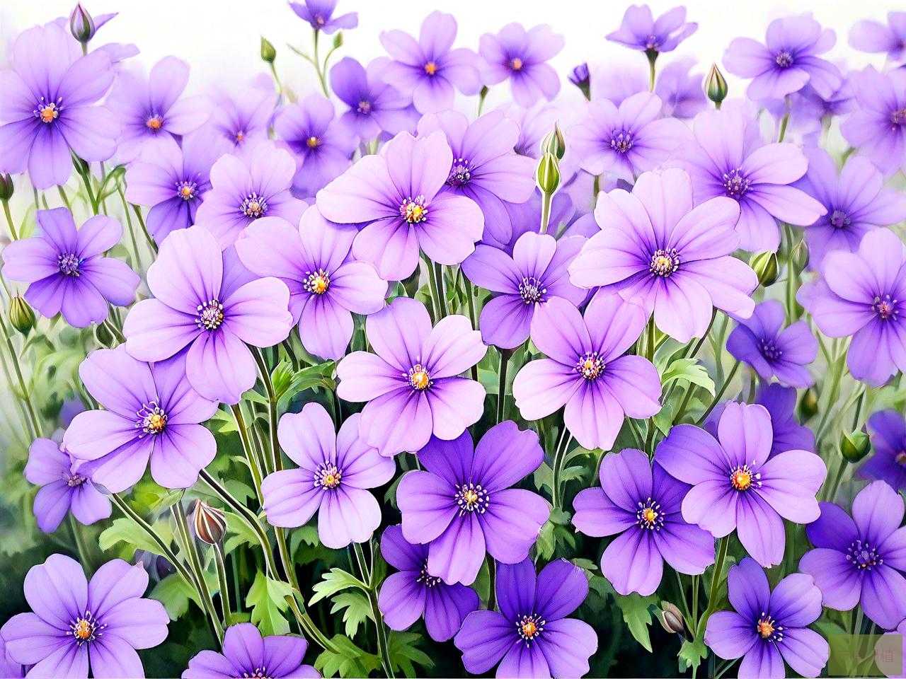 紫花满天星花语和寓意