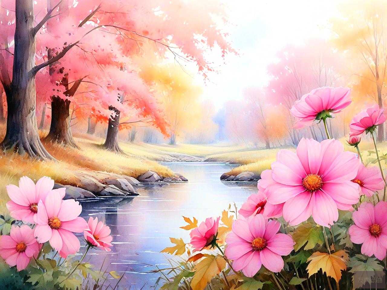 秋天什么花是粉色的花