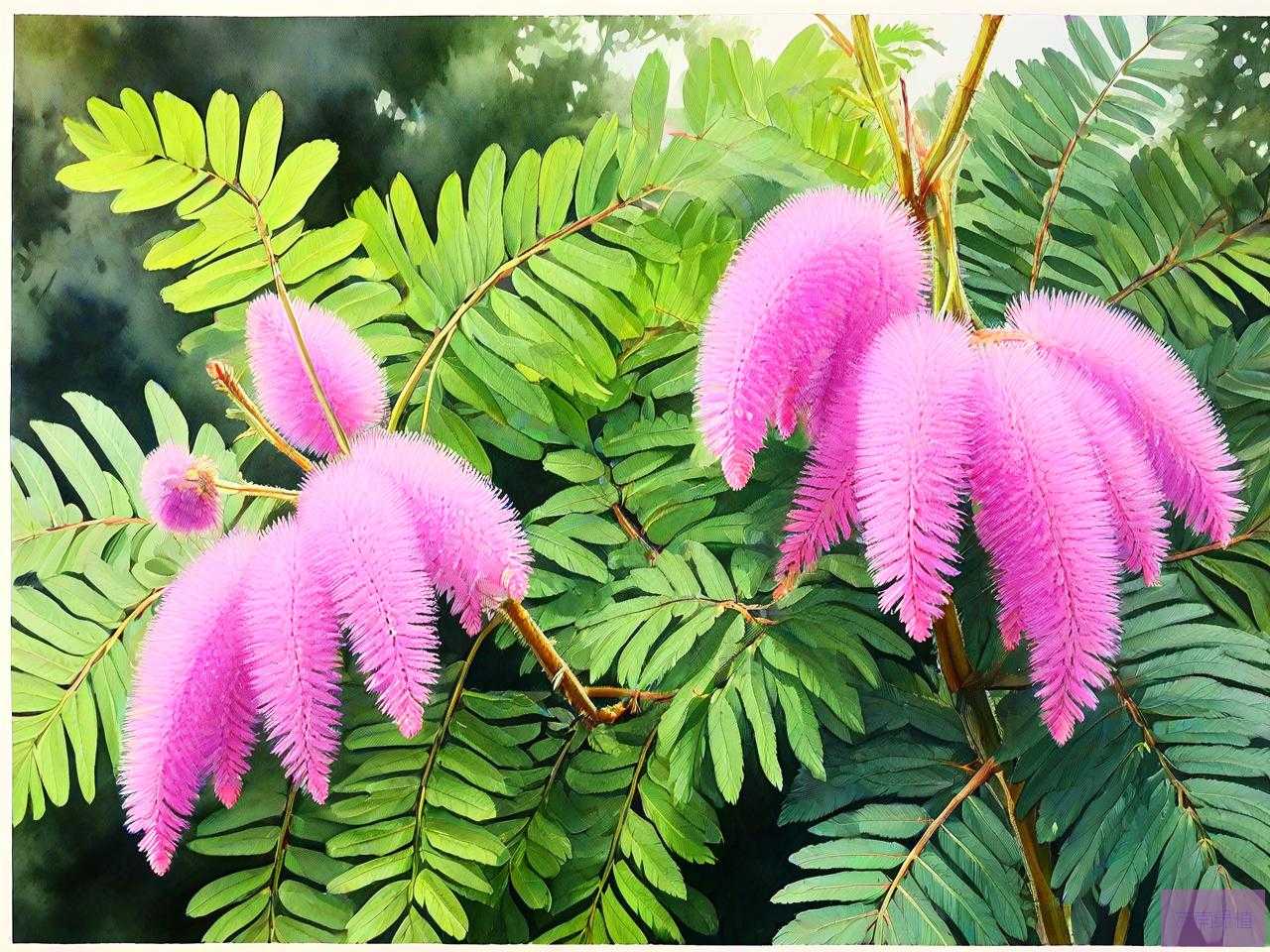 含羞草属于蕨类植物吗