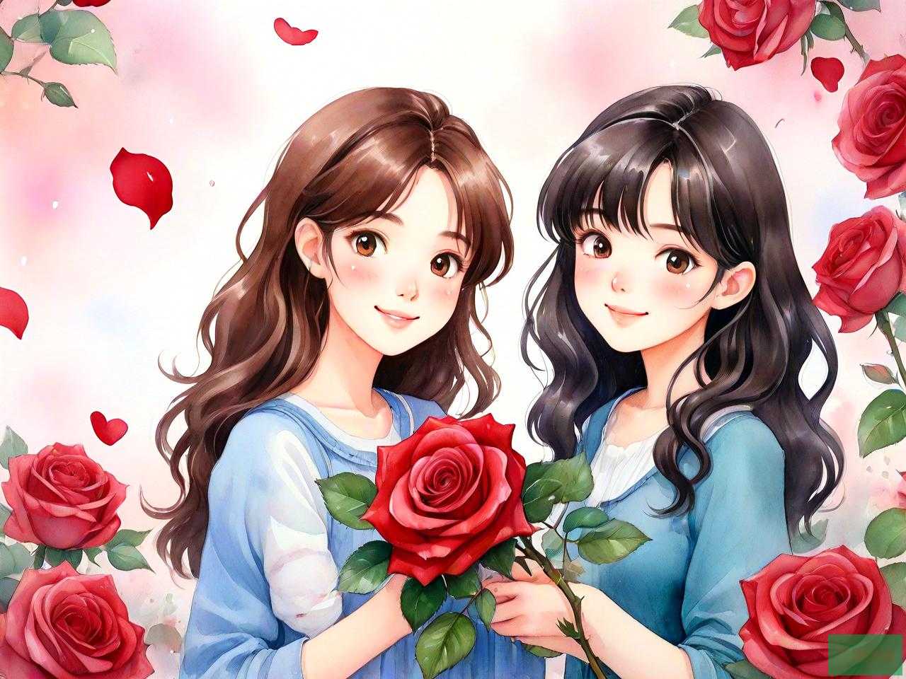 好朋友可以送玫瑰花吗