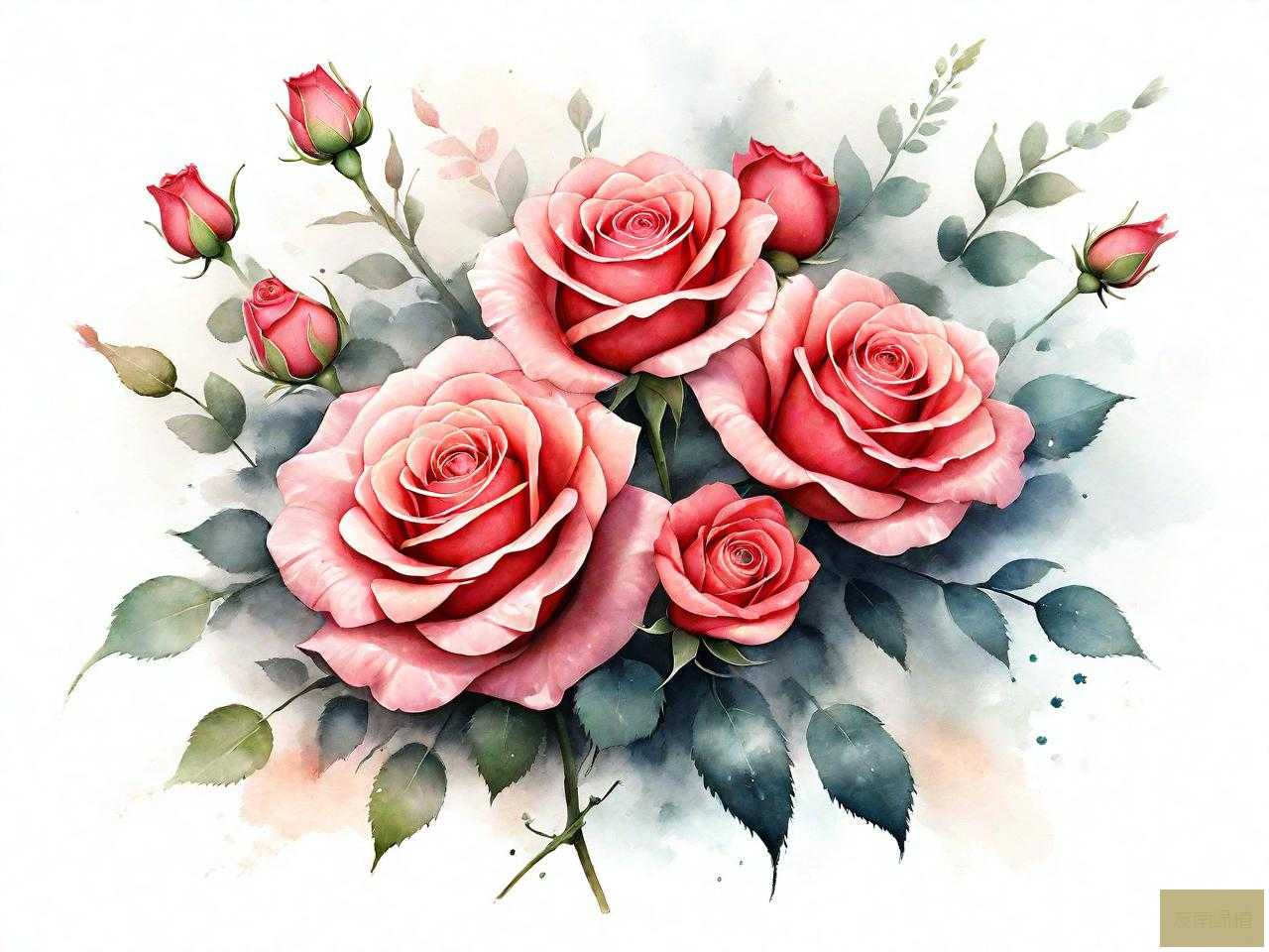 玫瑰花混搭花束