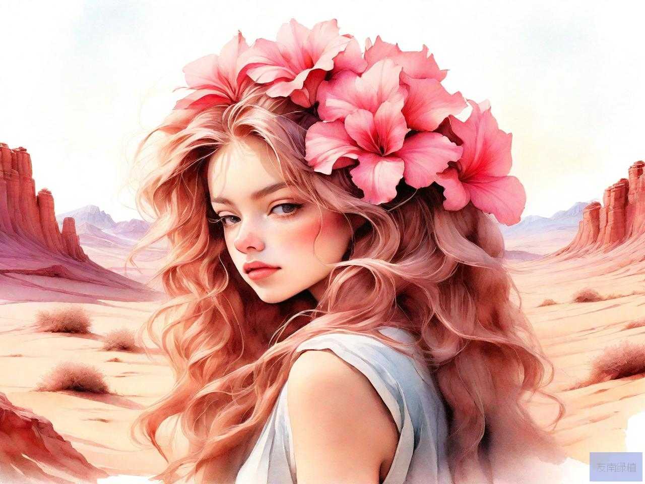 沙漠玫瑰染发