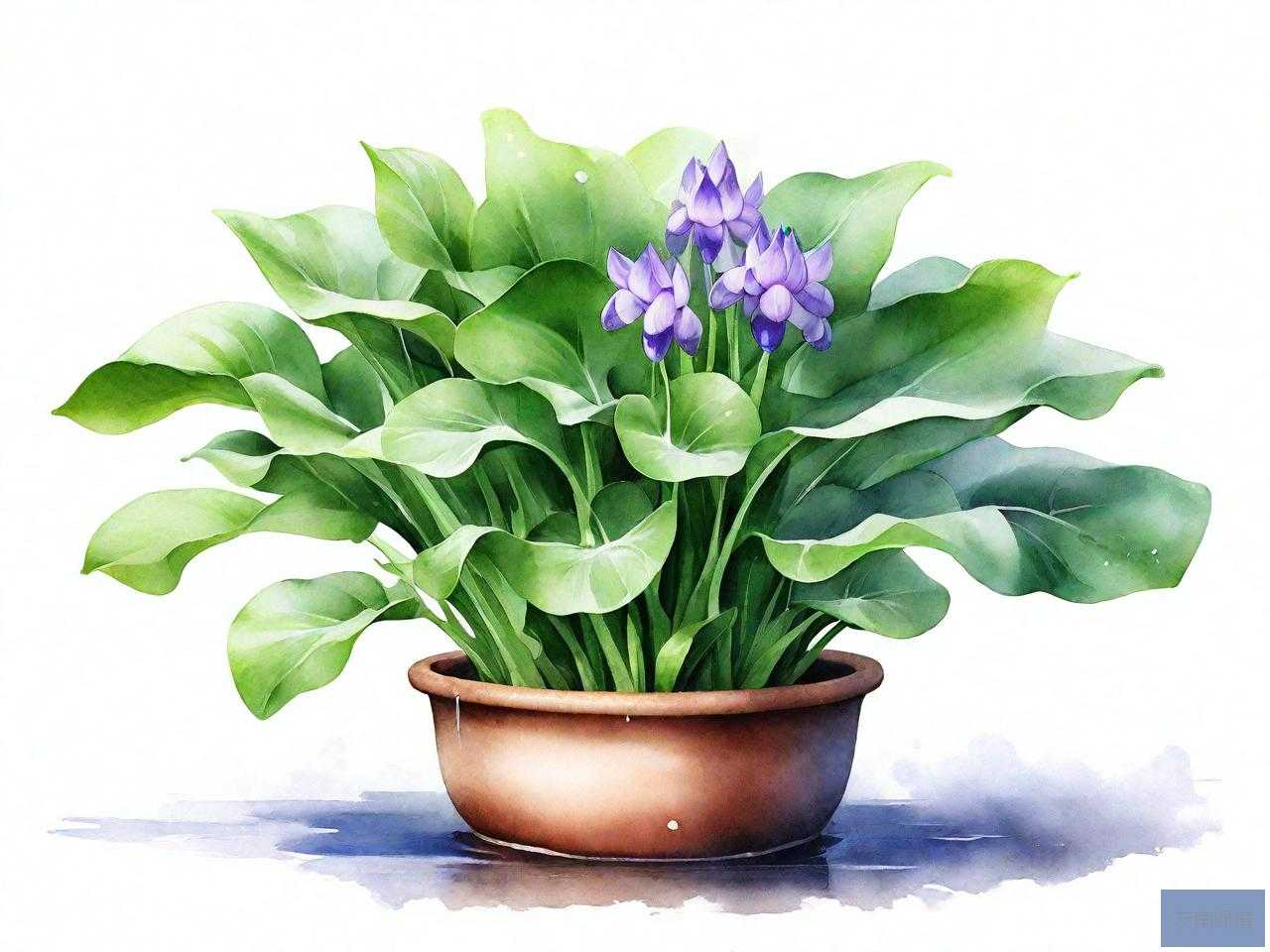 水葫芦当盆栽养