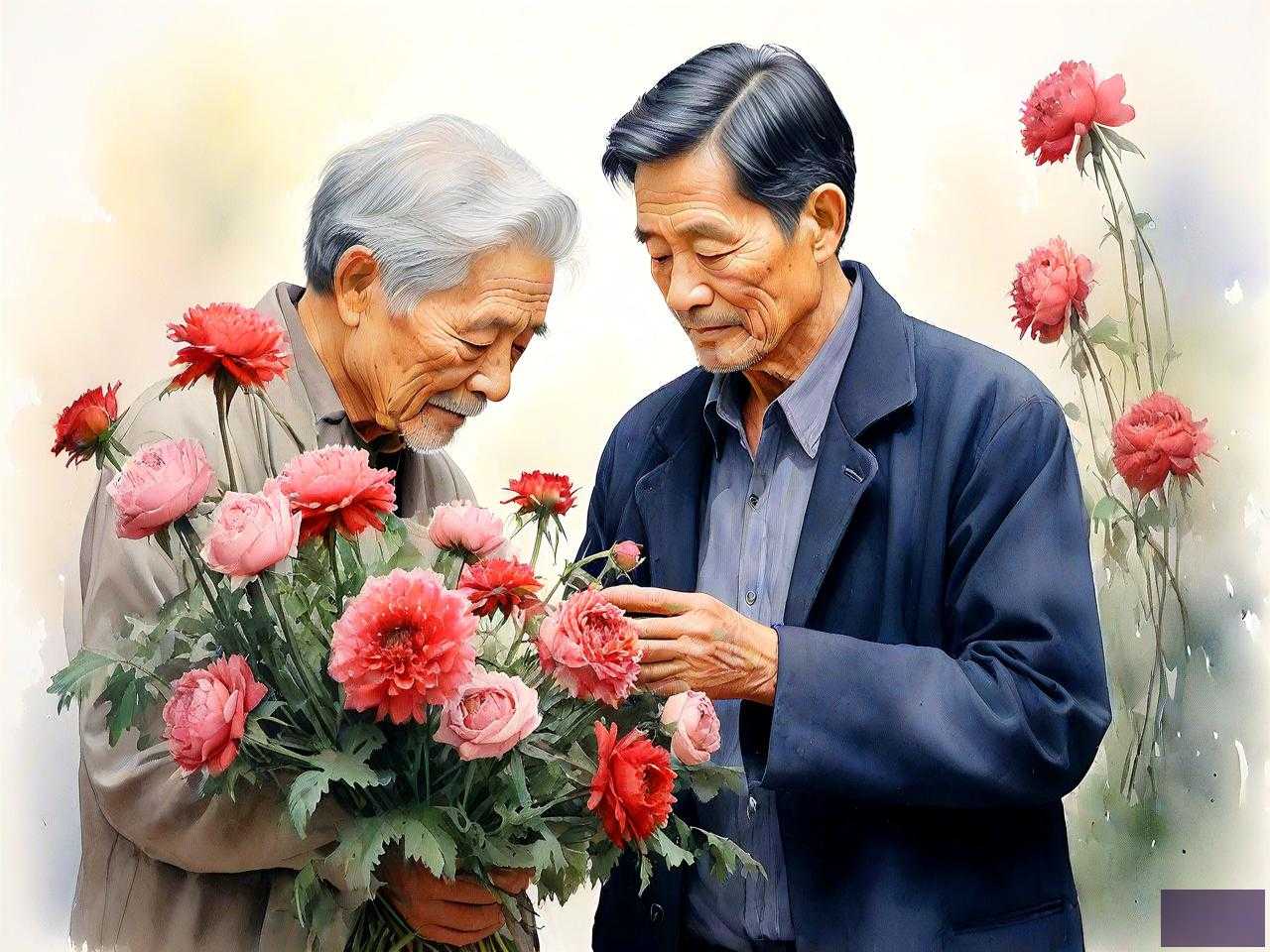 给死去的父亲送什么花