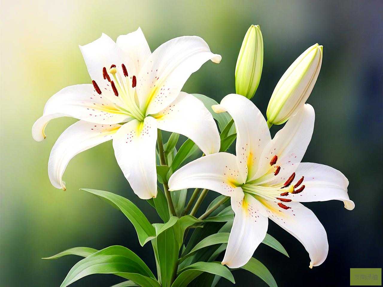 赞美百合花的唯美短句