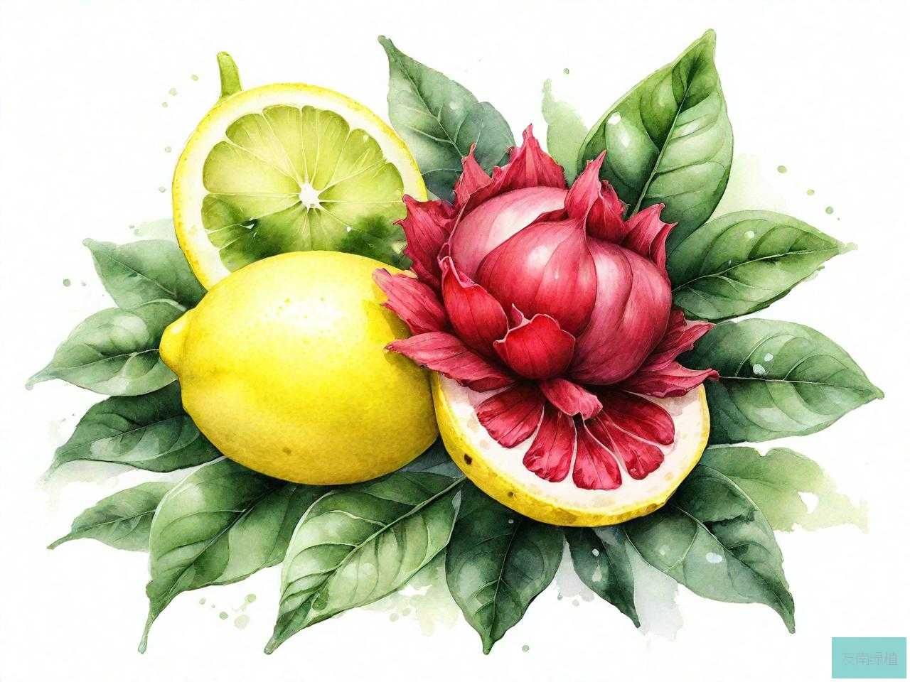 洛神花和柠檬