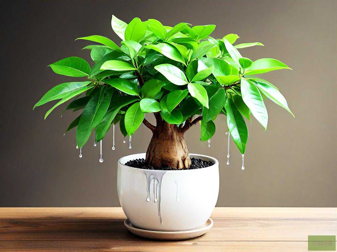 发财树滴油是怎么回事