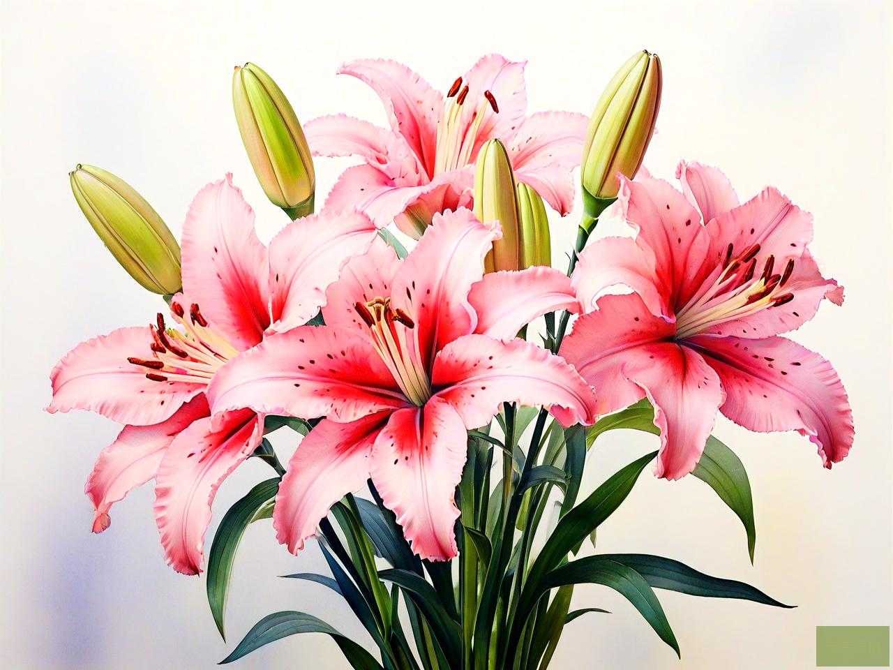 百合花与康乃馨的花语