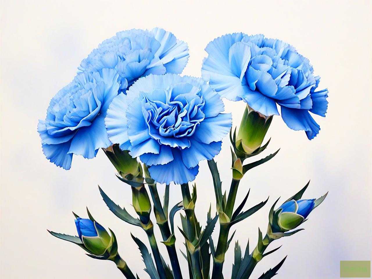 蓝色康乃馨花语和寓意