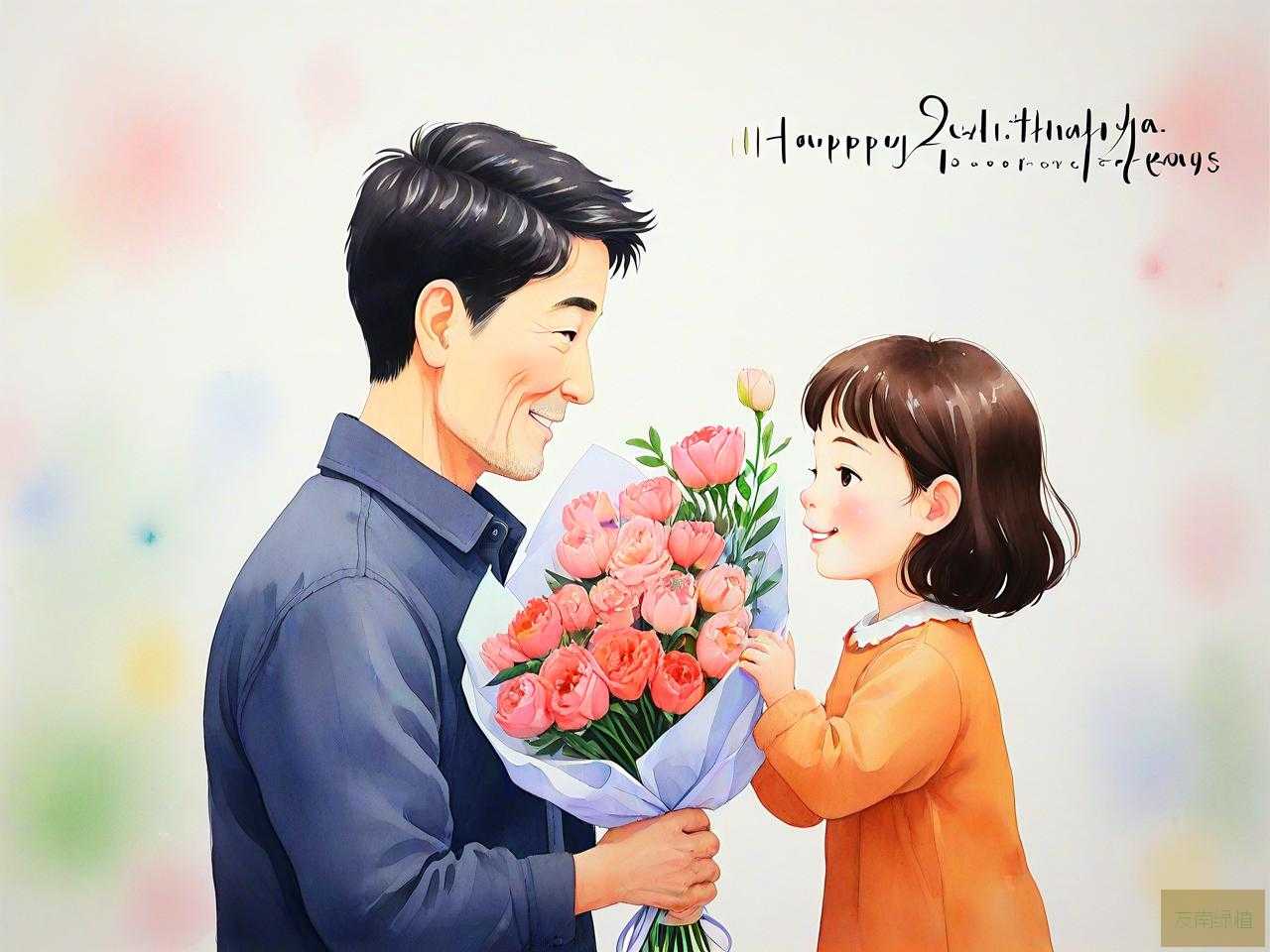 父亲生日女儿送什么花
