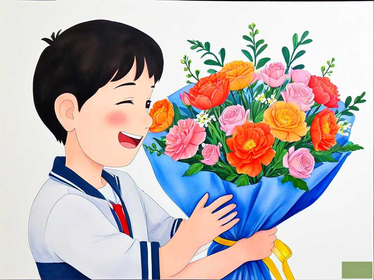 学生送给老师送什么花