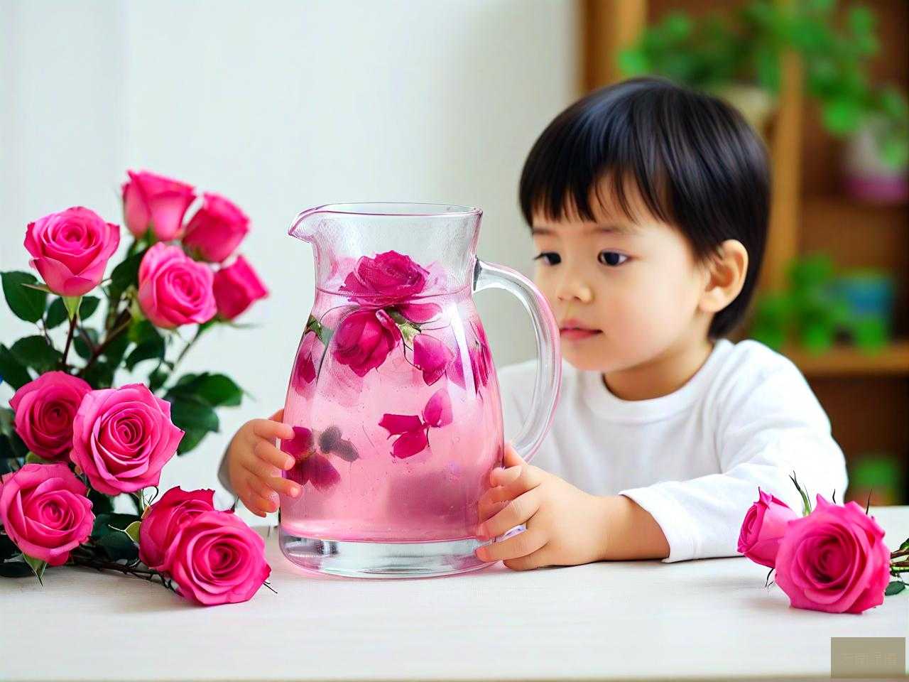 小孩子能喝玫瑰花水吗