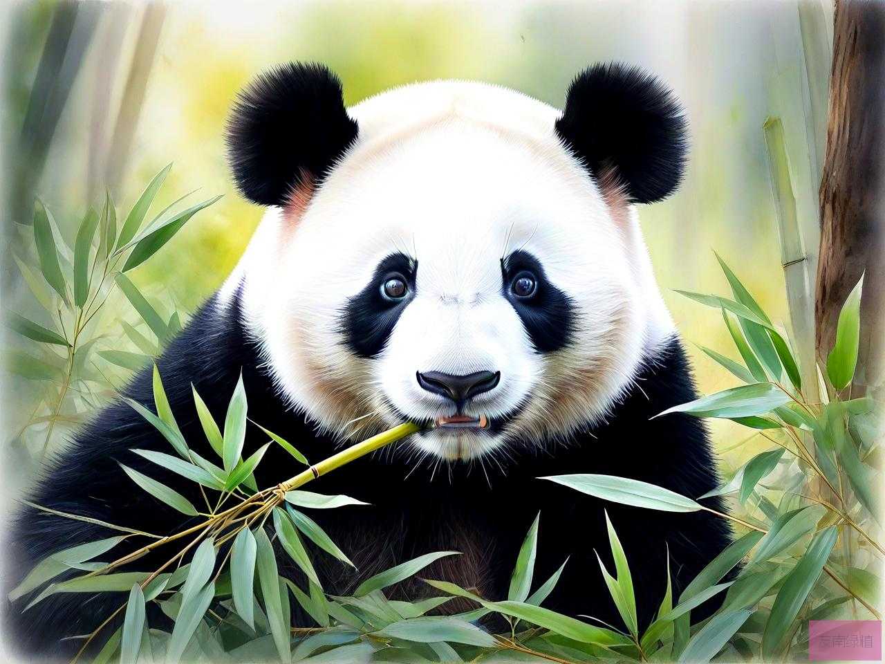 大熊猫是怎样吃竹子的