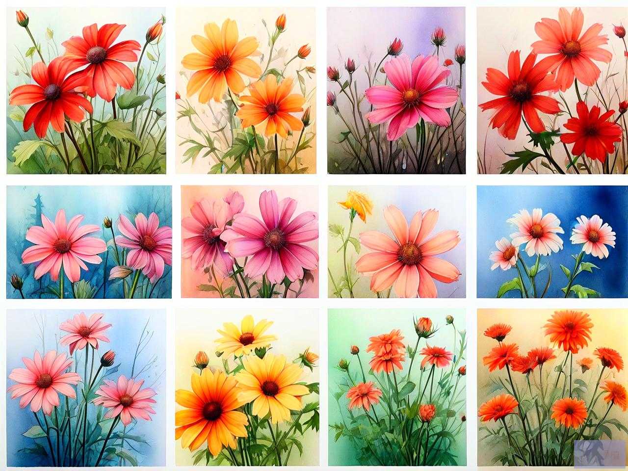 春夏秋冬各个季节的花
