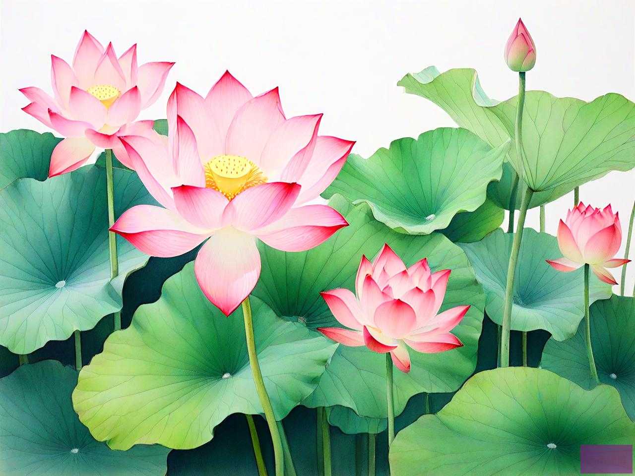 荷花和百合寓意和象征