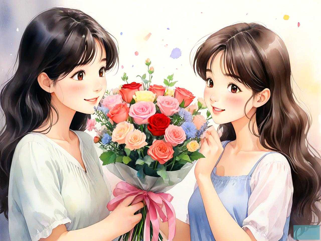 女闺蜜过生日送什么花