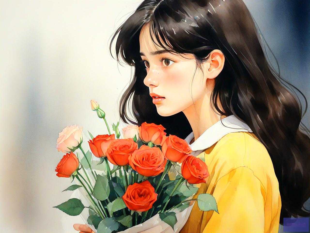 女生生气买什么花道歉