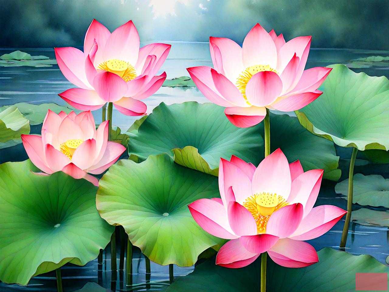 荷花象征什么意义四字