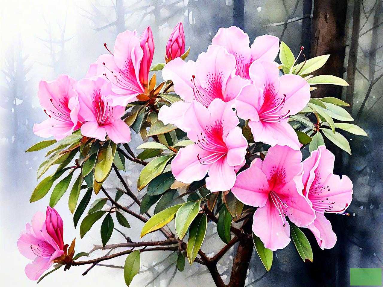 野生杜鹃花冬天落叶吗