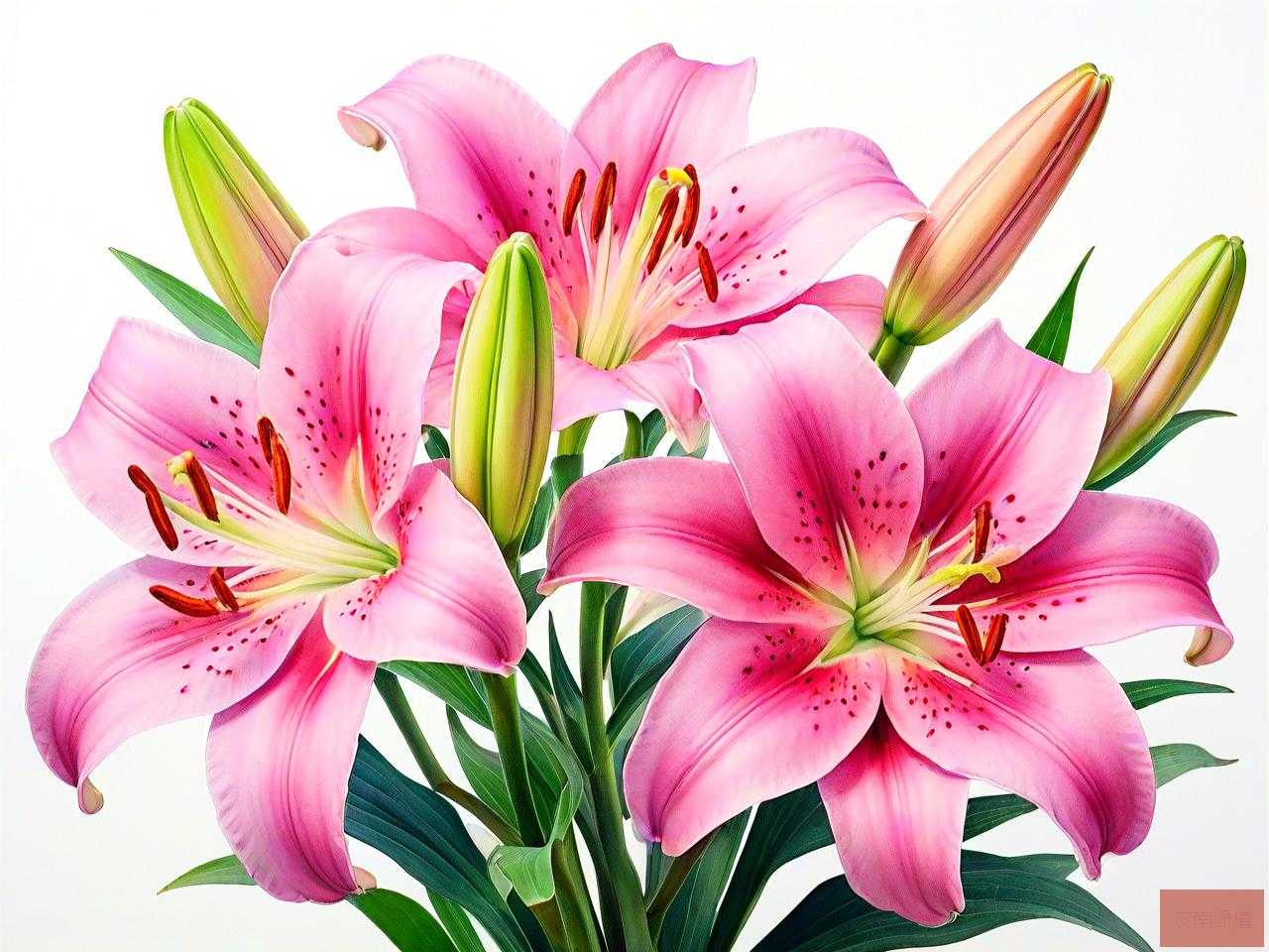 形容百合花开放的心情