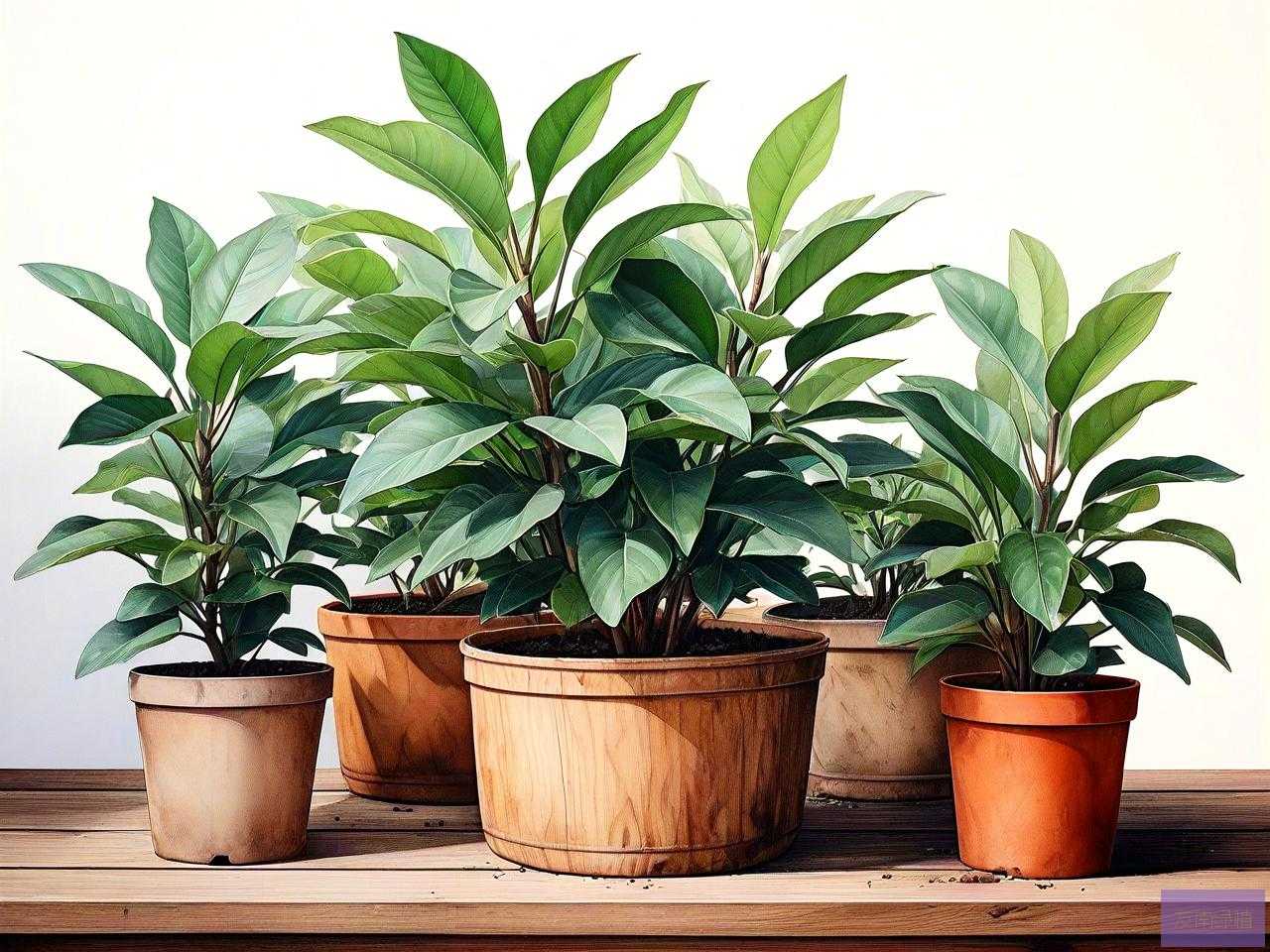 木本大叶盆栽植物大全