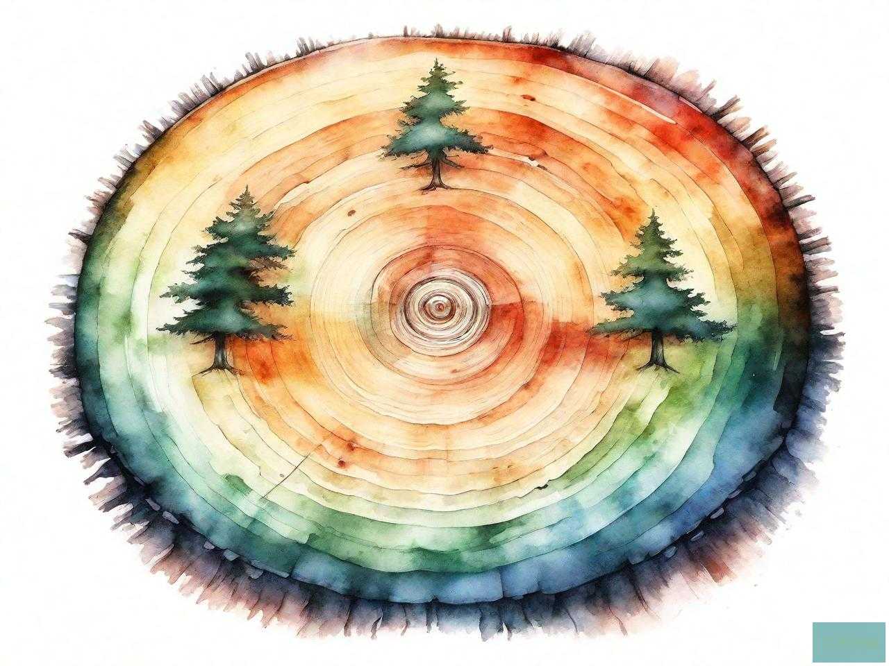 北半球的树年轮较密的一边是什么方向
