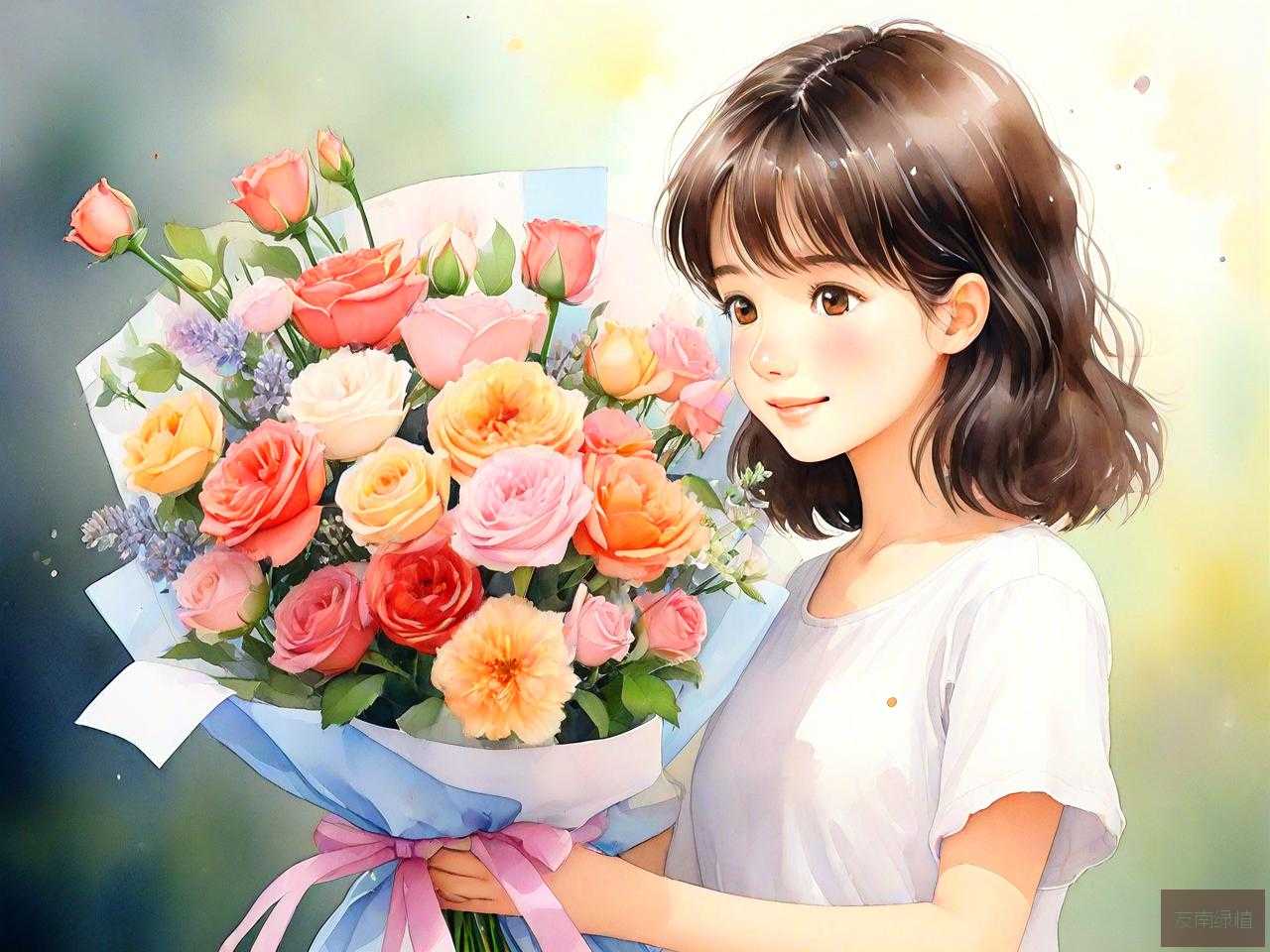 女生生日适合送什么花