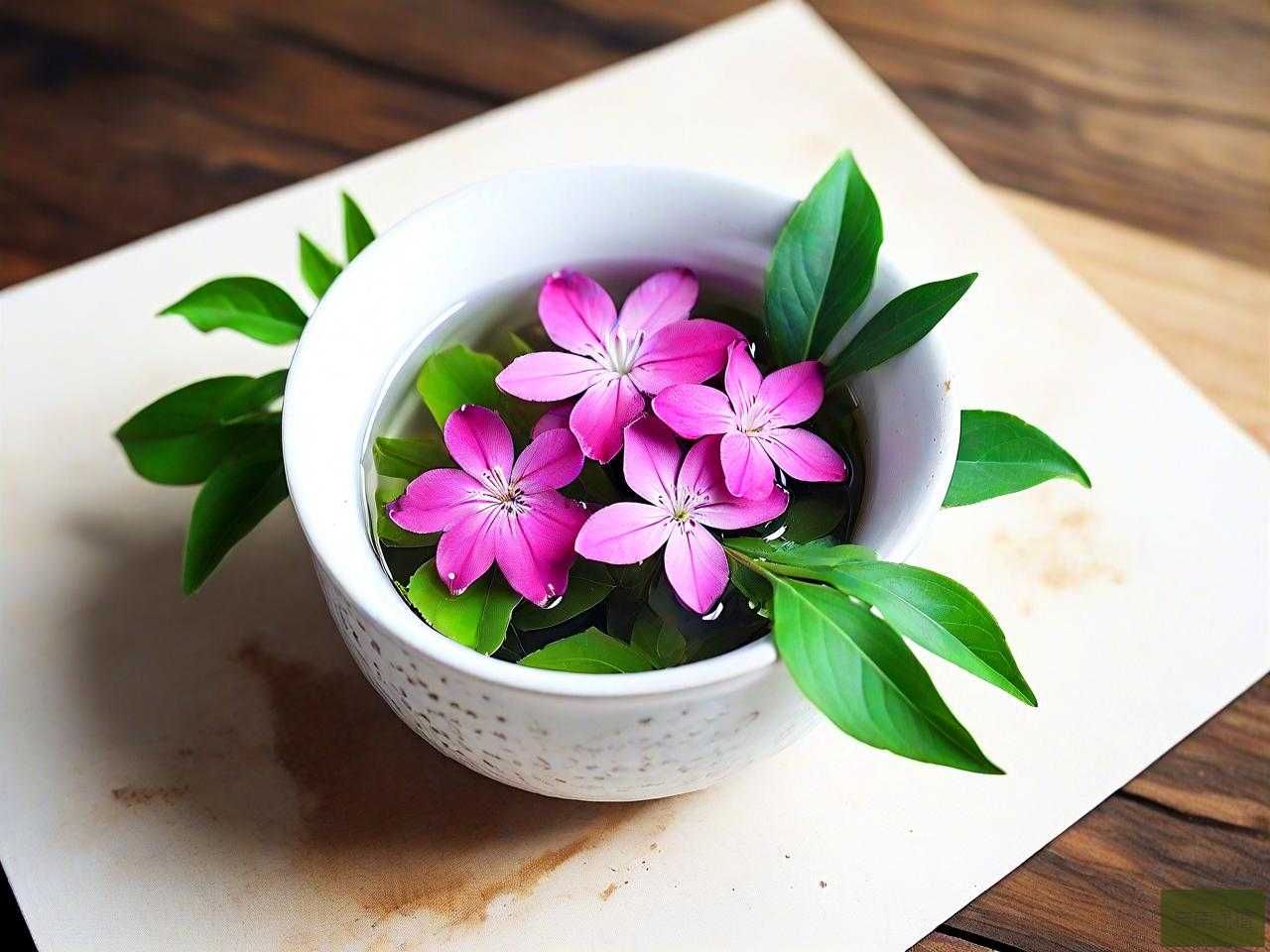 三七花泡水有什么效果