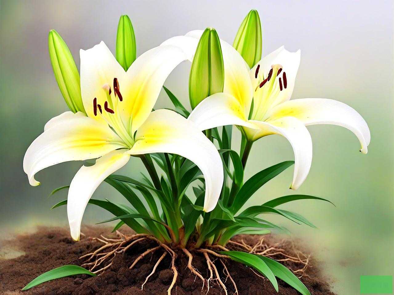 百合花根部黄叶怎么办