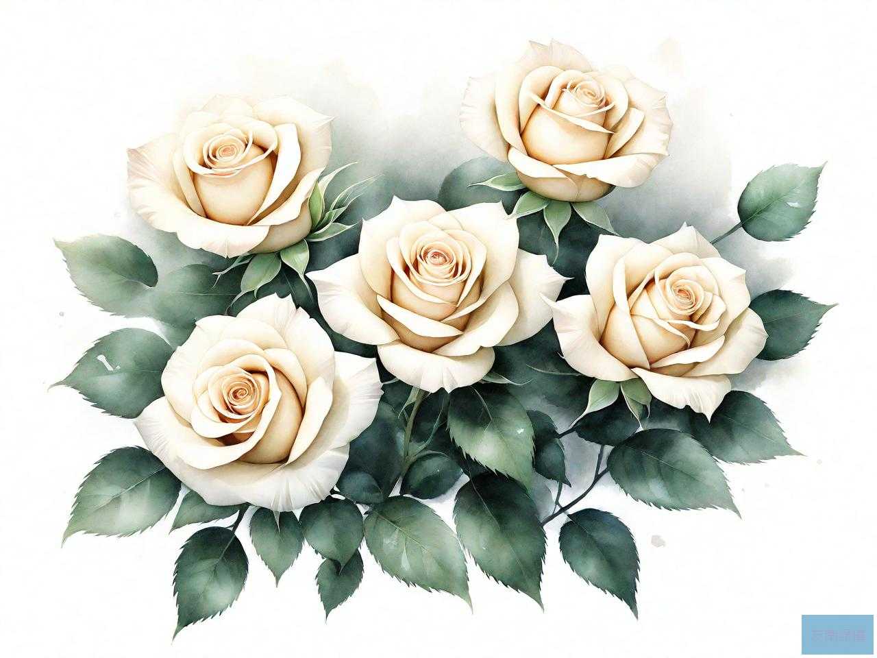 5朵白玫瑰的花语